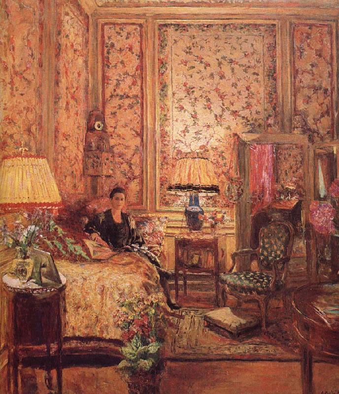 Edouard Vuillard Genoa wall of a boudoir oil painting picture